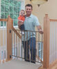 Safety 1st - barrière métallique pour haut d'escalier.