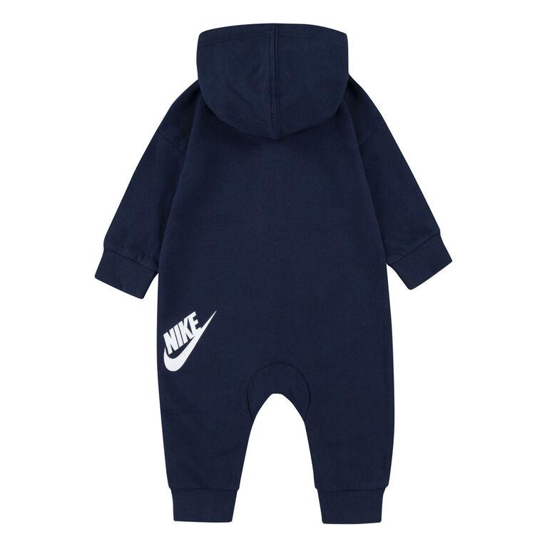 Nike Futura Hooded Coverall - Obsidian - Size 3 Months