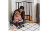 Extra Tall Decor Gate Black