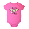 Warner's Wonderwoman Bodysuit - Pink, 9 Months