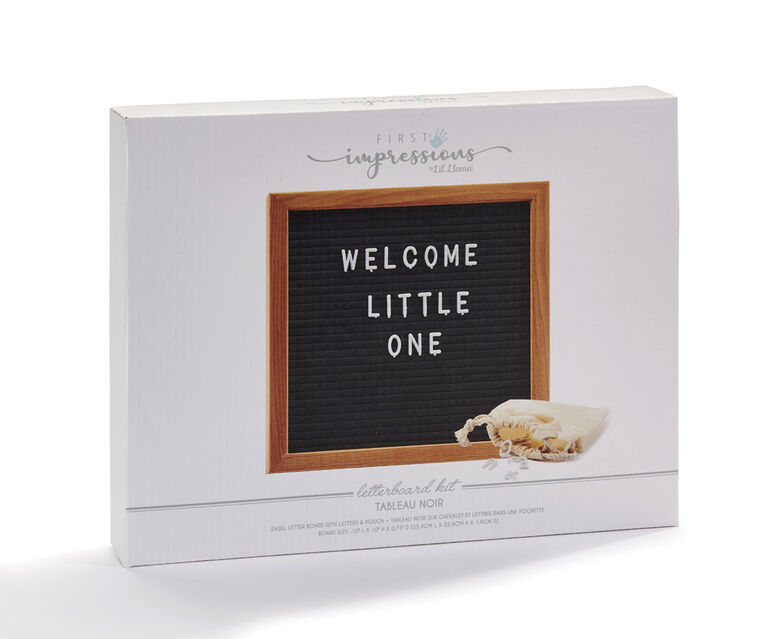 Letterboard Kit Letters Pouch and Scissors