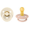 BIBS Ivory/Blush Pacifier 2 Pack Size 1