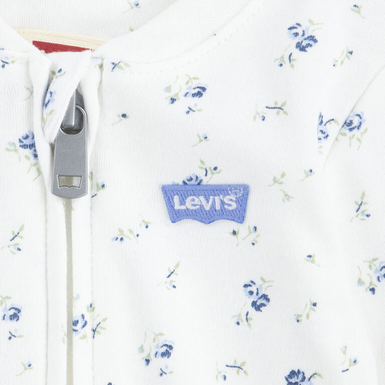 Levis Footed Coverall - White - Size NB