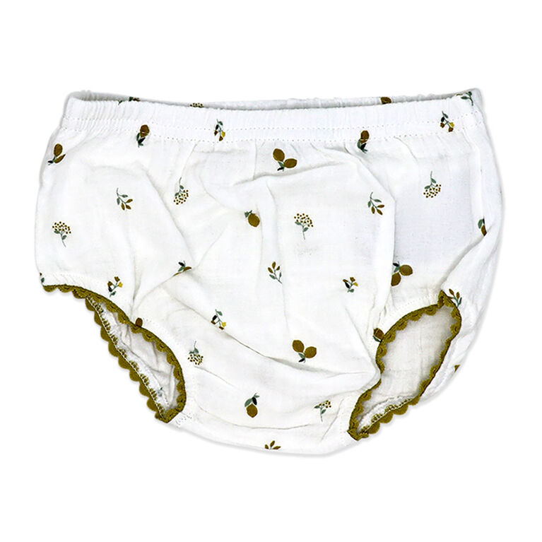 Rock a Bye Baby Muslin Cream Dress 0-3M