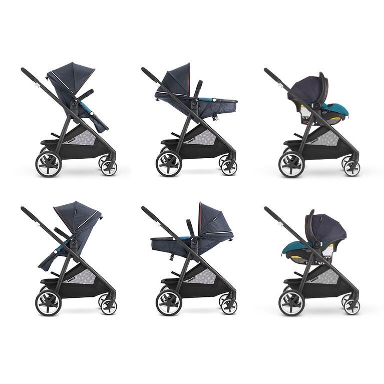Evenflo Gold Shyft Modular Travel System-Sapphire - R Exclusive