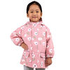 Kids Fleece Lined Rain Jackets | White Tulip - 1T (1-2Y)