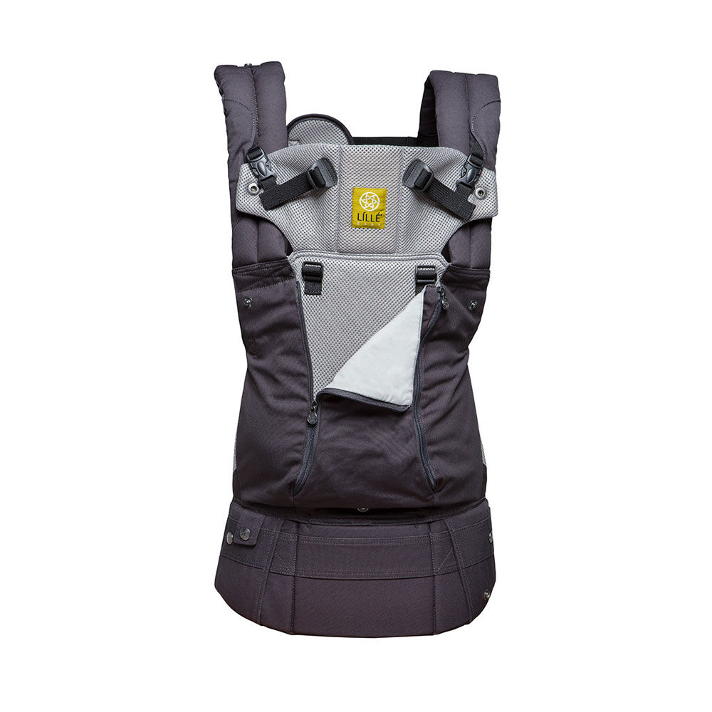 LILLEbaby All Seasons Carrier Charcoal with Silver Babies R Us