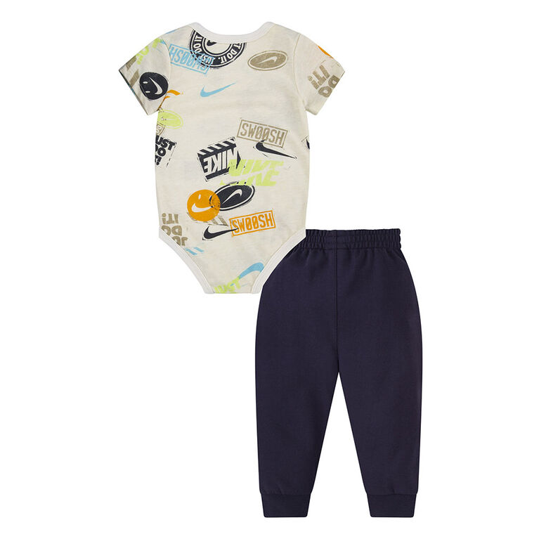 Nike  Pants Set - Gridiron Grey - Size 24 Months