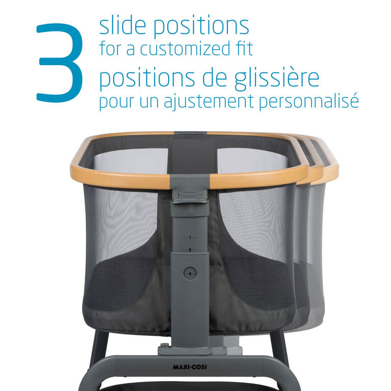 Maxi-Cosi Iora Bedside Bassinet - Classic Graphite