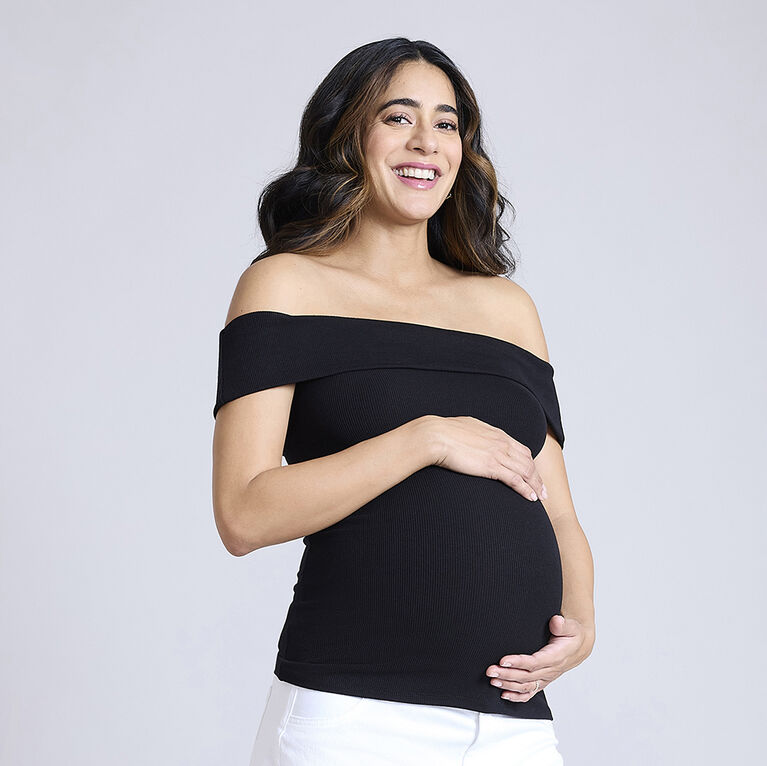 Motherhood Off The Shoulder Top