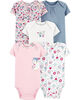 Carter's 5-Pack Owl Original Bodysuits Multi-Color - 24 Months