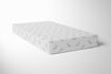 Kushies Drap contour pour lit de bébé Plume grise