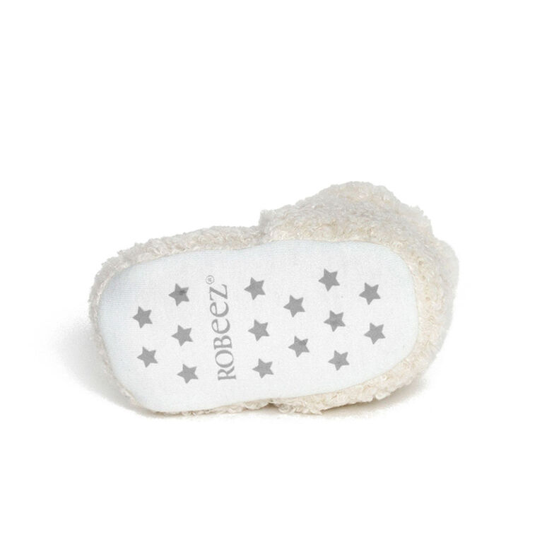 Robeez - Snap Booties - Sherpa Ivory - 6-12 months