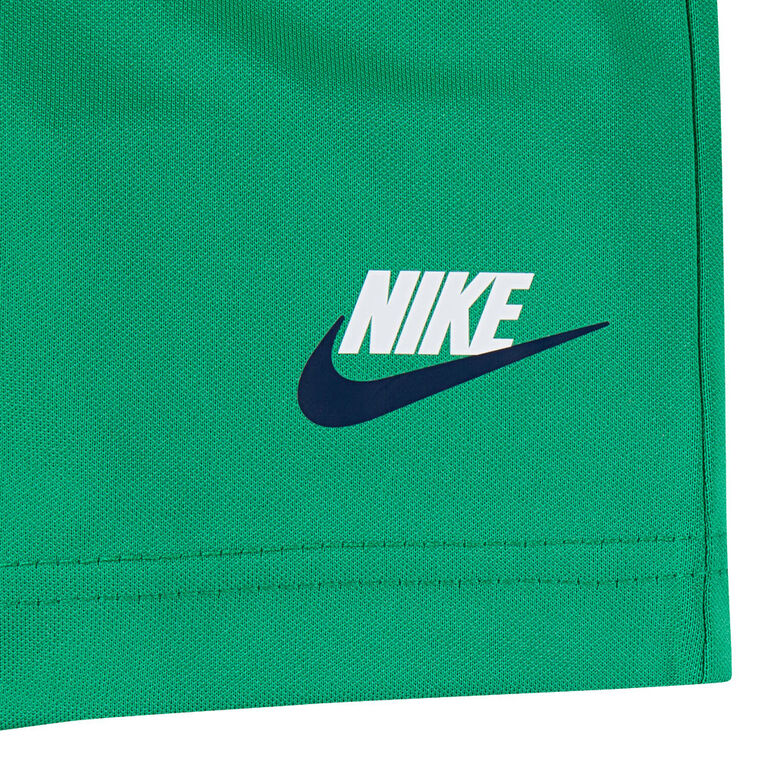 Nike Sportswear Split Futura Shorts Set - Stadium Green - Size 4T