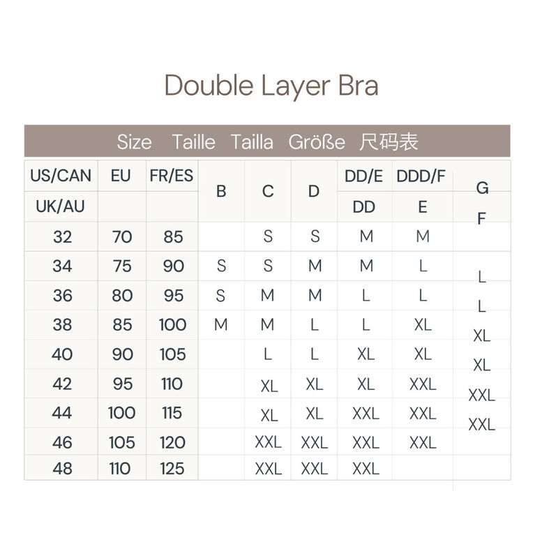 Basics by Bravado Double Layer Maternity and Nursing Bra, Black