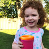 GoSili OH! Cup, 12oz., Orange Hot Pink
