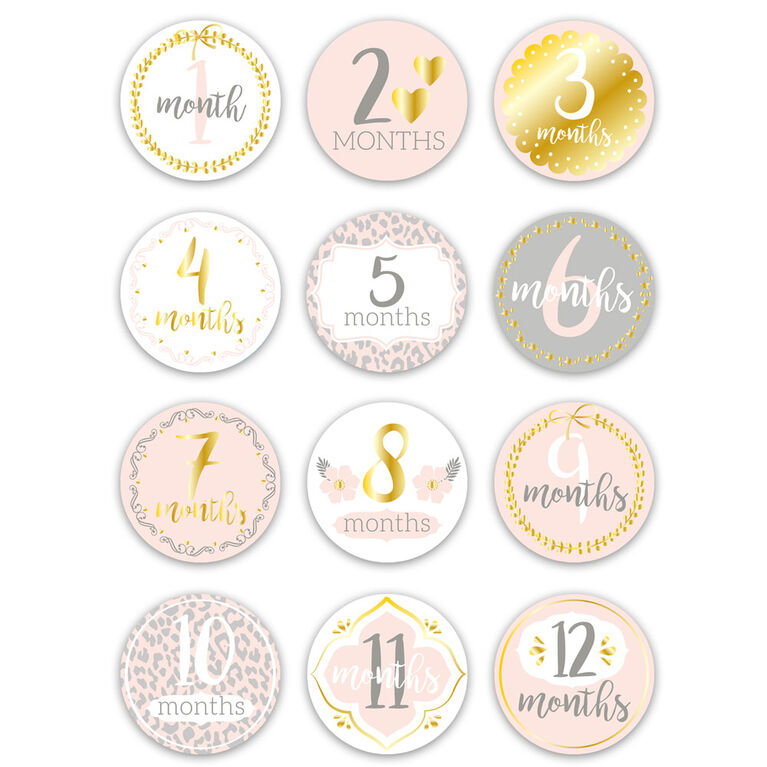The Peanutshell Baby Monthly Stickers English Edition Babies R Us Canada