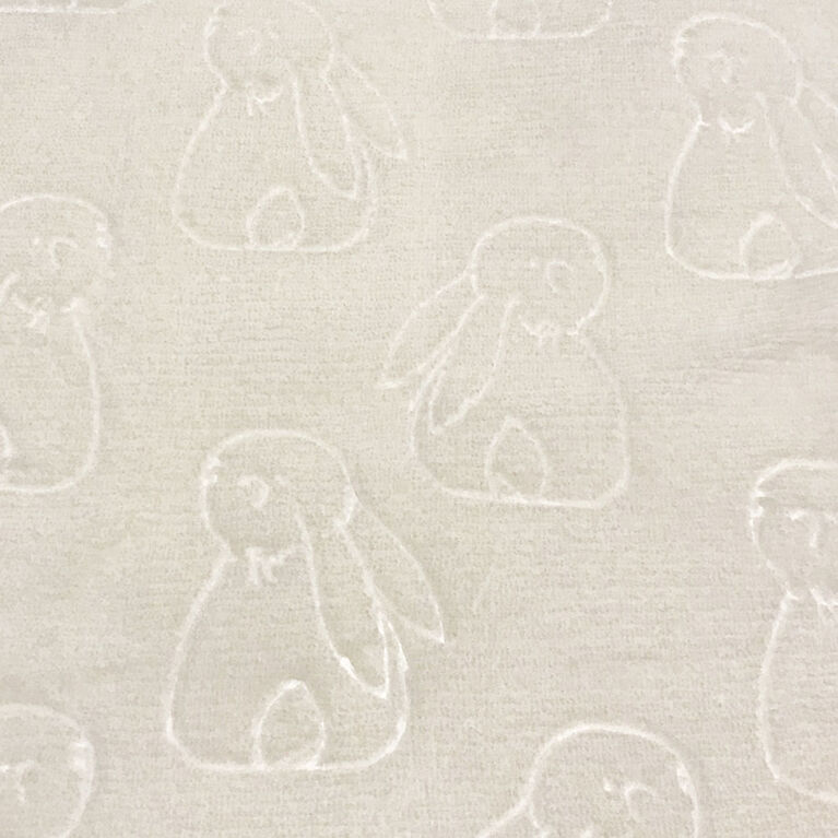 Koala Baby - Embossed Blanket Bunny - White