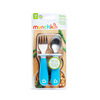 Munchkin Raise Toddler Fork and Spoon Set - One per purchase,  Colour may vary from image shown, item selected at random.