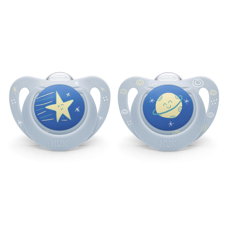 Sucettes Orthodontiques NUK Paquet De 2 Sucettes Orthodontiques NUK Paquet De 2