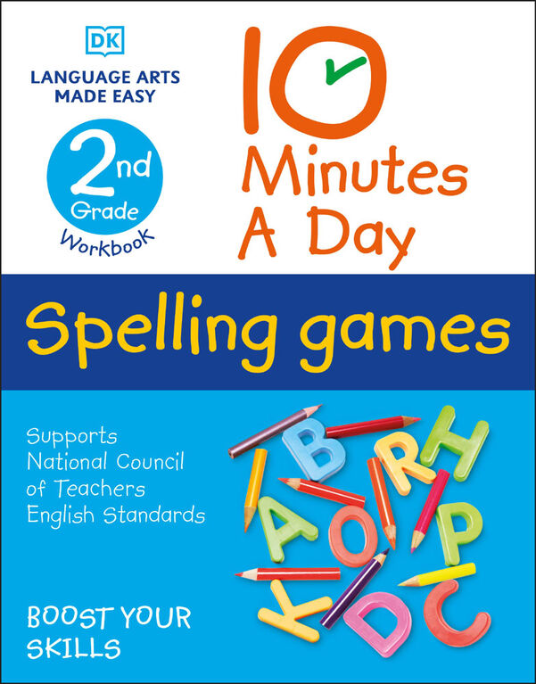 10 Minutes a Day Spelling Games, 2nd Grade - English Edition