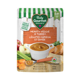 Plat préparé biologique de légumes avec dinde de Baby Gourmet