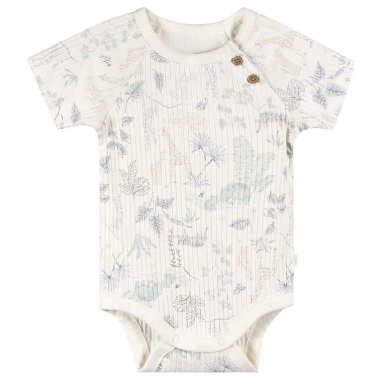 Just Born - Lot de 3 Bodys - Bleu