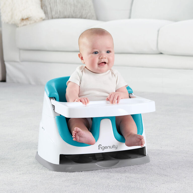 Ingenuity Baby Base 2-in-1 Seat - Peacock Blue