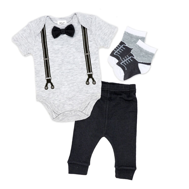 Petit gris de Gand nœud papillon ensemble 