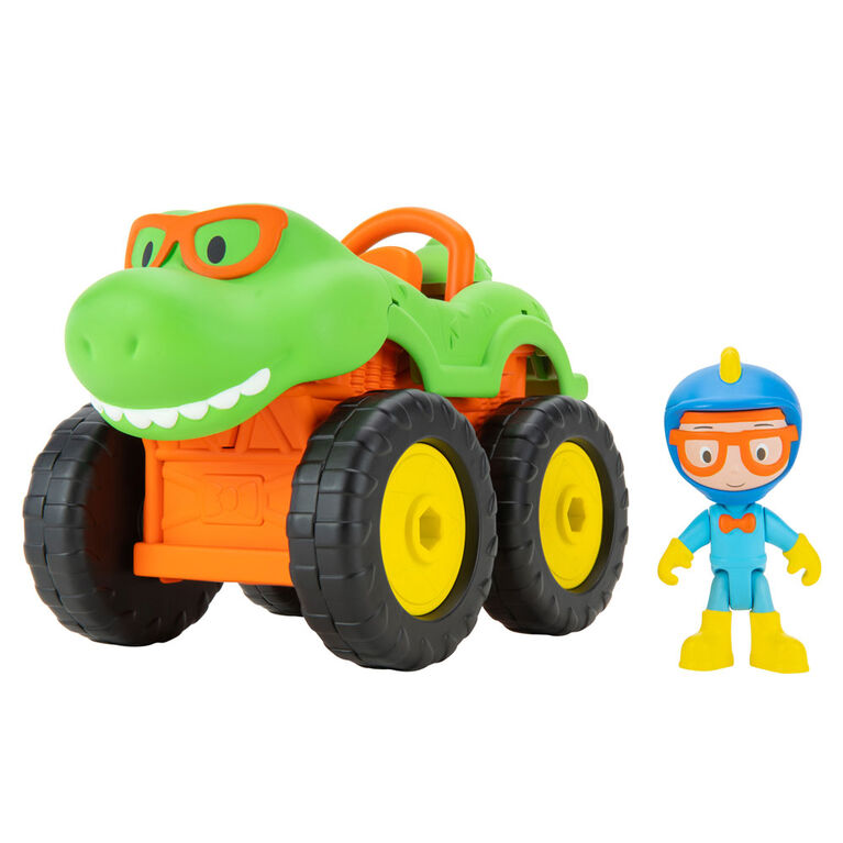 Blippi, véhicule vedette de 15,2 cm Camion monstre à construire