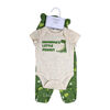 Sterling bébé Ensemble 3 pièces avec pieds : Dinosaure vert