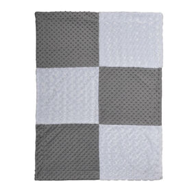 Couverture Pour Bebe En Patchwork Koala Baby - Grise Et Blanche