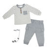 Baby Mode  3 Piece Thermal Set: Grey