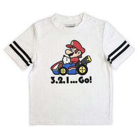 T-shirt à manches courtes Mario - Blanc 5
