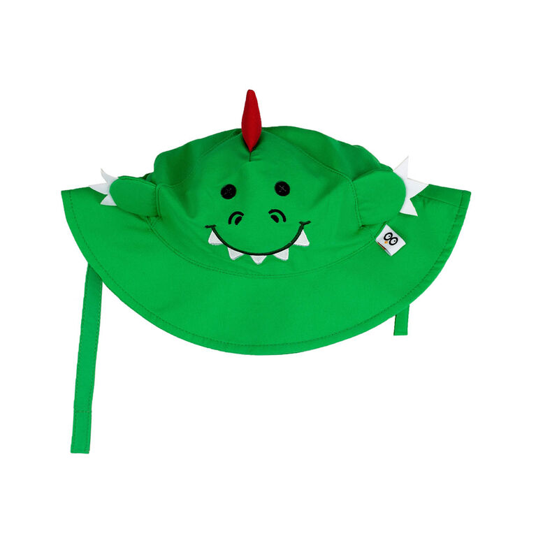 ZOOCCHINI - UPF50+ Baby Sun Hat Devin the Dinosaur 6-12M