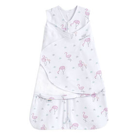 Couverture à Emmailloter HALO SleepSack - Coton - Flamingos Nouveau Né 0-3 Mois