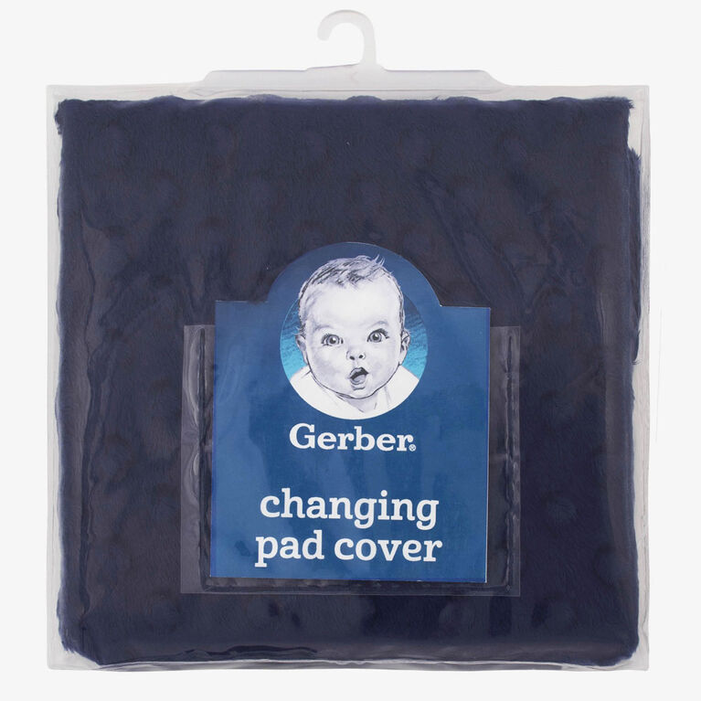 Gerber Changing Pad Cover Navy Popcorn