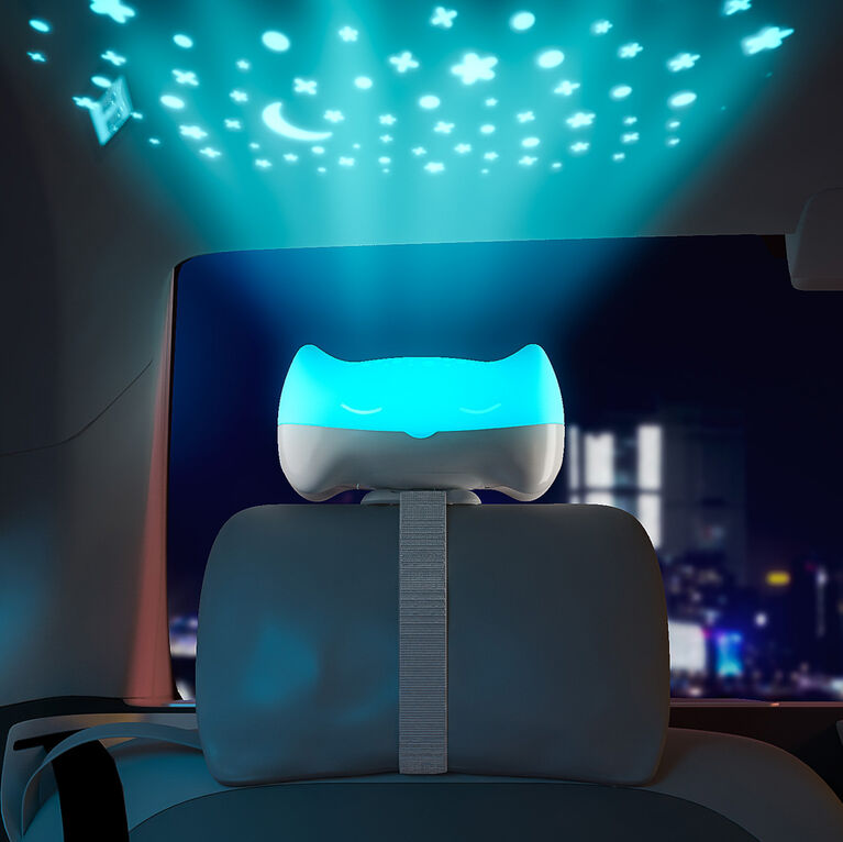 Benbat - Projector & Soother - Hooty On-The-Go / Grey White / 0-6 Years Old