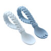 Itzy Ritzy Sweetie Spoon and Fork Set - Bleu - Édition anglaise