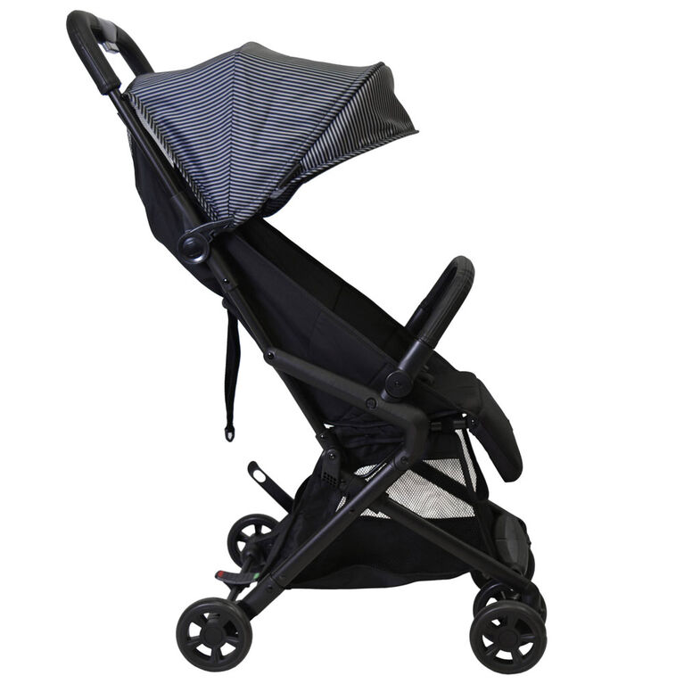 Safety 1st Cube Stroller - Black/Grey Pinstripe