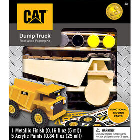 "Cat" "Dump Truck" Kit De Peinture Pour Bois Sous Licence - &Eacute;dition anglaise