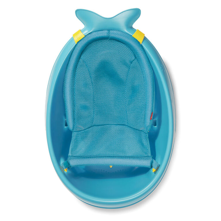 Skip Hop Moby Smart Sling 3-Stage Bath Tub, Moby Blue ...