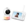 VTech VM5463 5" Digital Video Baby Monitor with Pan & Tilt Camera, Glow-on-the-ceiling light and Night Light, (White)