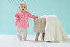 Just Born Baby Girls' 3-Piece Organic Take Me Home Set - Lil' Llama 0-3 months