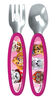 Playtex Paw Patrol Fork & Spoon Cutlery Set - Pink