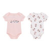 Minnie 2 Pack Bodysuits Coral