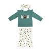 Baby Mode 3 Piece Legging and Headband Set: Team Bunnies 12M