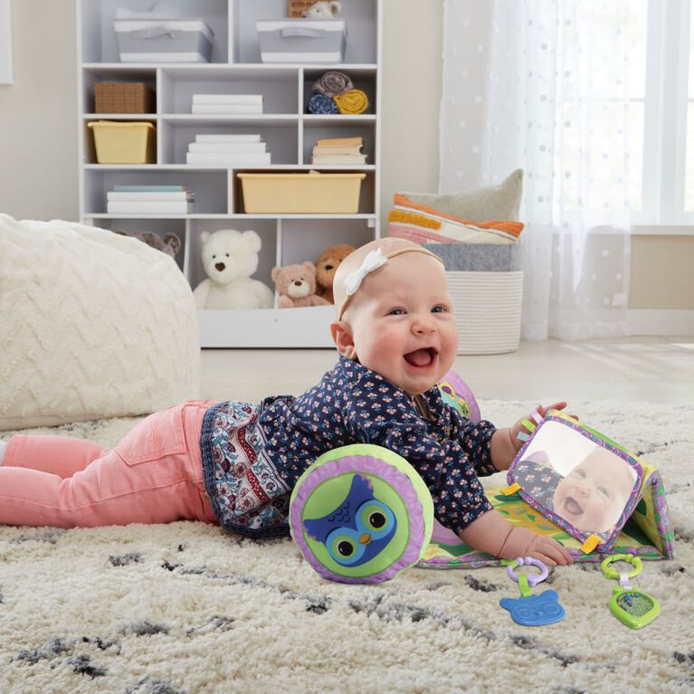 VTech 3-in-1 Tummy Time Roll-a-Pillar - French Edition
