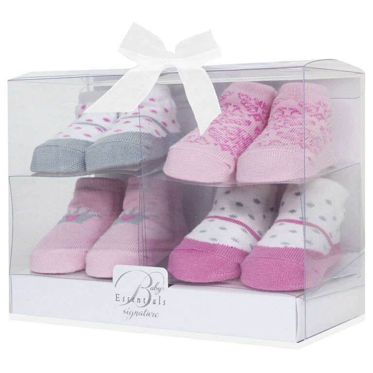 Chaussettes Baby Essentials 4 pc - Édition anglaise