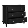 Rowan Valley Linden 3 Drawer Dresser, Black